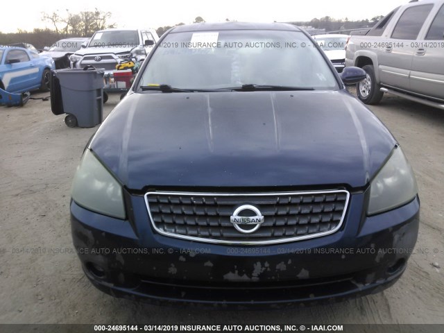 1N4AL11D76N431276 - 2006 NISSAN ALTIMA S/SL Dark Blue photo 6