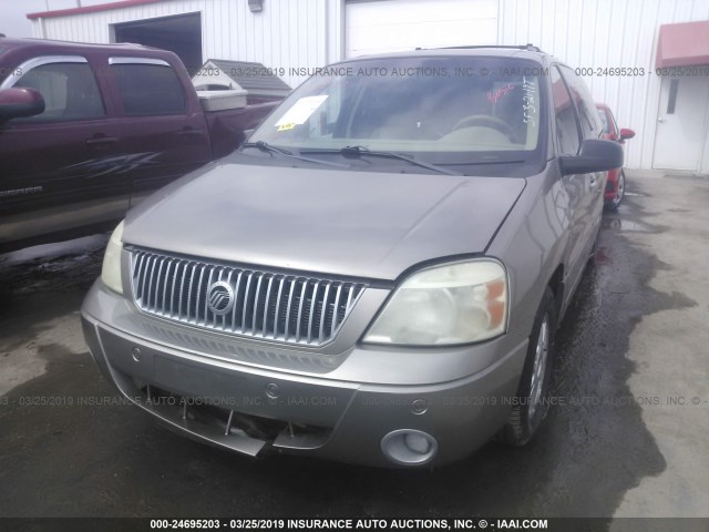 2MRDA20234BJ17374 - 2004 MERCURY MONTEREY TAN photo 6