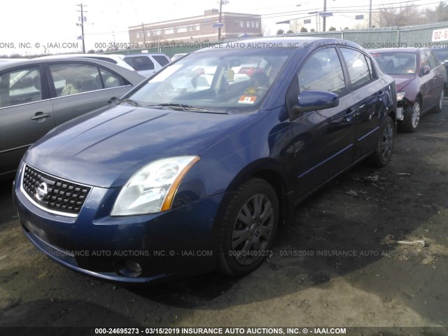 3N1AB61EX8L752544 - 2008 NISSAN SENTRA 2.0/2.0S/2.0SL BLUE photo 2