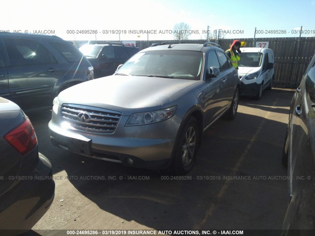 JNRAS08W68X208121 - 2008 INFINITI FX35 GRAY photo 2