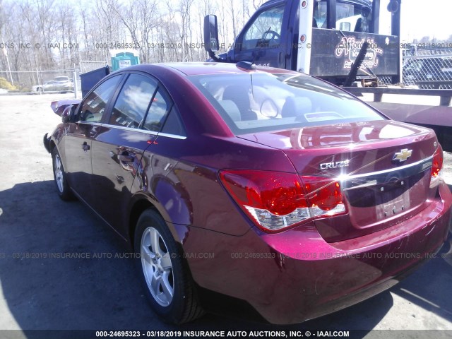 1G1PE5SB1G7136613 - 2016 CHEVROLET CRUZE LIMITED LT RED photo 3