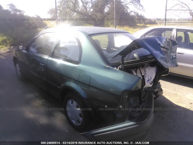 JT2AC52L3T0164663 - 1996 TOYOTA TERCEL STD/DX GREEN photo 3