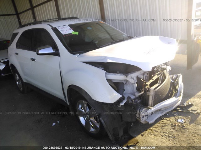 2GNALFEK7C1186953 - 2012 CHEVROLET EQUINOX LTZ WHITE photo 1