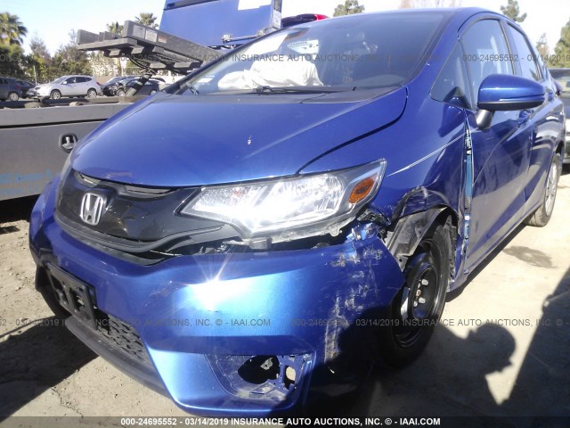 3HGGK5H54HM713869 - 2017 HONDA FIT LX BLUE photo 2