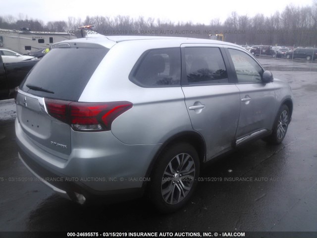 JA4AD2A31JZ060292 - 2018 MITSUBISHI OUTLANDER ES SILVER photo 4