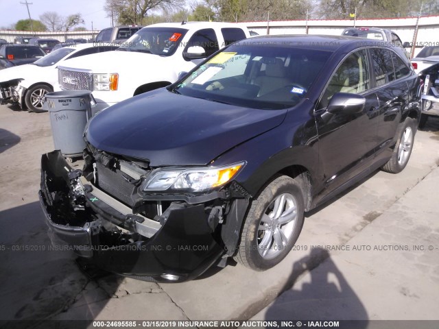 5J8TB3H55EL009230 - 2014 ACURA RDX TECHNOLOGY GRAY photo 2