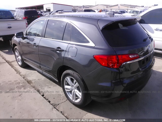 5J8TB3H55EL009230 - 2014 ACURA RDX TECHNOLOGY GRAY photo 3