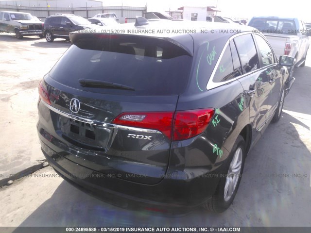 5J8TB3H55EL009230 - 2014 ACURA RDX TECHNOLOGY GRAY photo 4