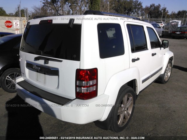 1C4PJMFK2CW102915 - 2012 JEEP LIBERTY JET WHITE photo 4