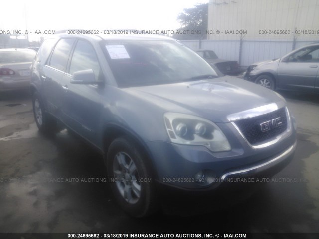 1GKER33758J178812 - 2008 GMC ACADIA SLT-2 BLUE photo 1