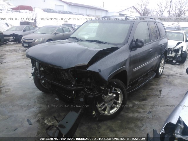 1GKDT13S372209148 - 2007 GMC ENVOY GRAY photo 2