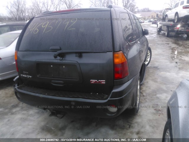 1GKDT13S372209148 - 2007 GMC ENVOY GRAY photo 4