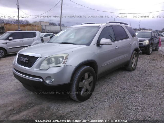 1GKER23757J164773 - 2007 GMC ACADIA SLT-1 SILVER photo 2