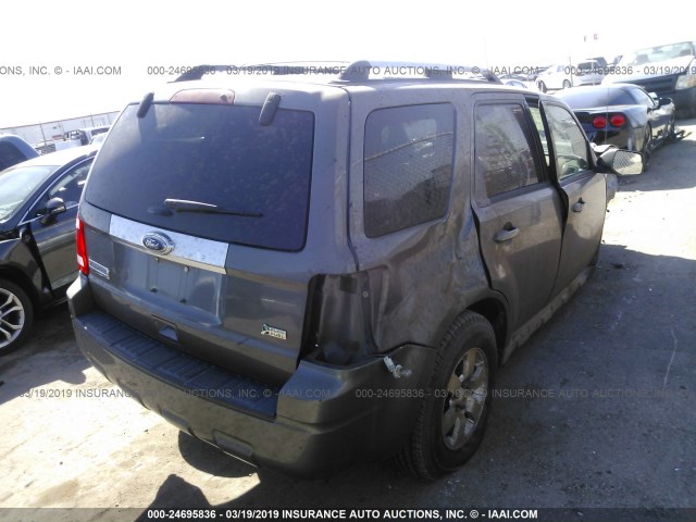 1FMCU0EGXBKC04282 - 2011 FORD ESCAPE LIMITED GRAY photo 4