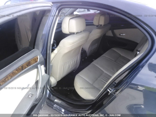 WBANU5C53AC441617 - 2010 BMW 528 I 黑色 照片 8