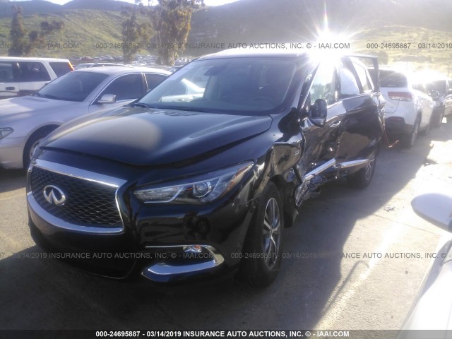 5N1DL0MN4KC509181 - 2019 INFINITI QX60 LUXE/PURE BLACK photo 2