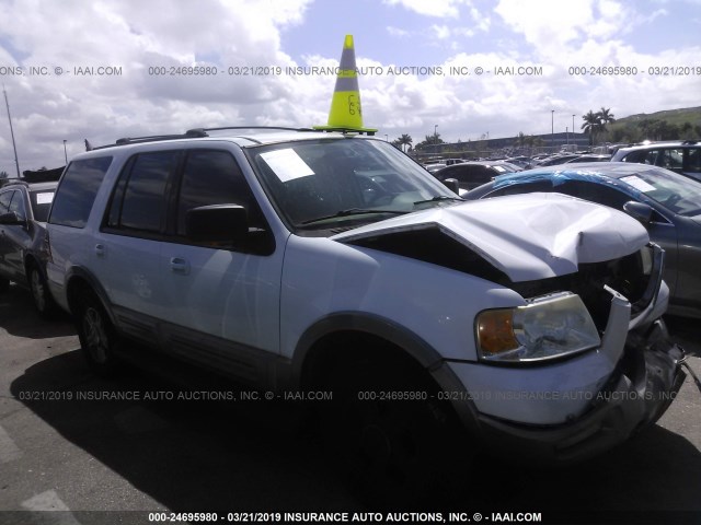 1FMPU17L73LB62859 - 2003 FORD EXPEDITION EDDIE BAUER WHITE photo 1