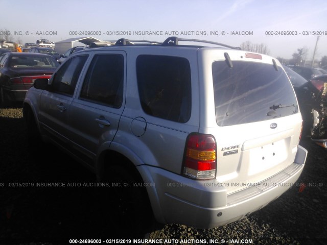 1FMCU94194KA44710 - 2004 FORD ESCAPE LIMITED SILVER photo 3