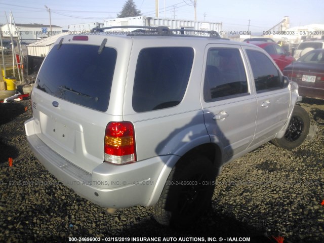 1FMCU94194KA44710 - 2004 FORD ESCAPE LIMITED SILVER photo 4