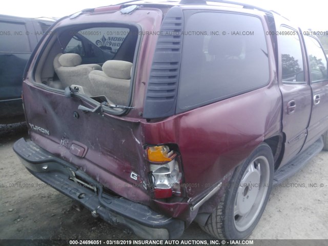 1GKEC13T81J238252 - 2001 GMC YUKON RED photo 6