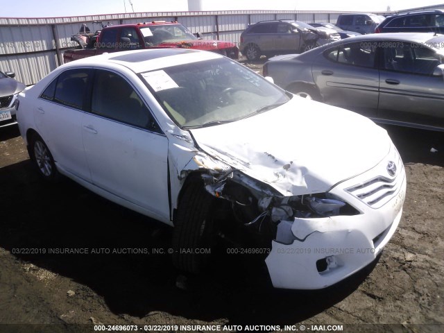 4T1BF3EK7AU514906 - 2010 TOYOTA CAMRY SE/LE/XLE WHITE photo 1