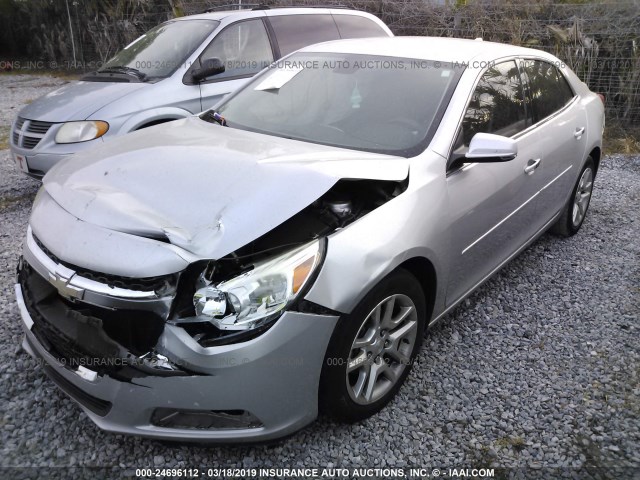 1G11C5SL4EF300945 - 2014 CHEVROLET MALIBU 1LT 银色 照片 2