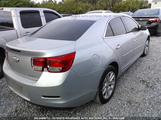 1G11C5SL4EF300945 - 2014 CHEVROLET MALIBU 1LT 银色 照片 4
