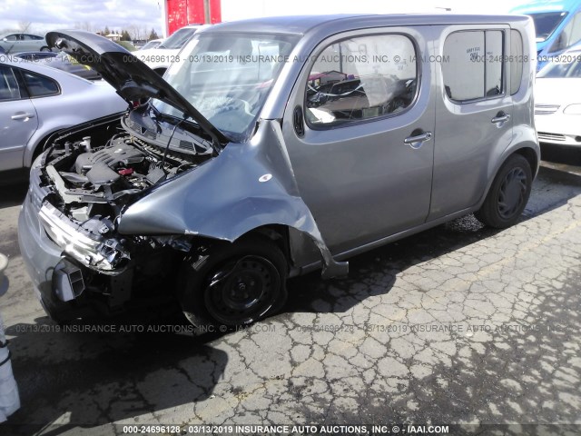 JN8AZ28R89T122825 - 2009 NISSAN CUBE S/SL GRAY photo 2