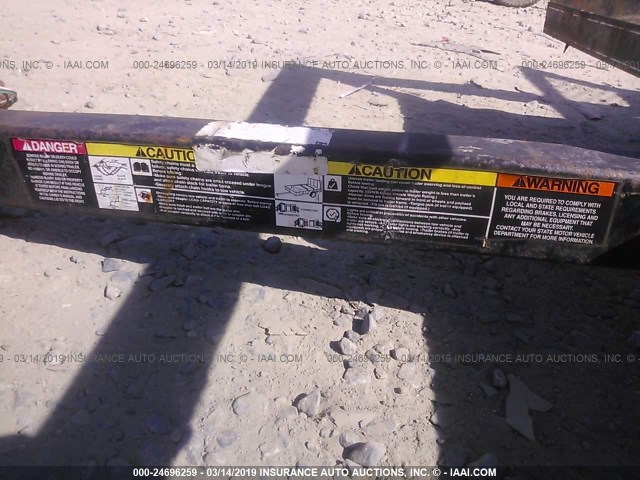 4YMUL06195V080673 - 2005 UTILITY TRAILER Qara foto 9