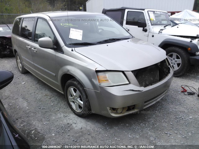 2D8HN54P58R147202 - 2008 DODGE GRAND CARAVAN SXT BEIGE photo 1