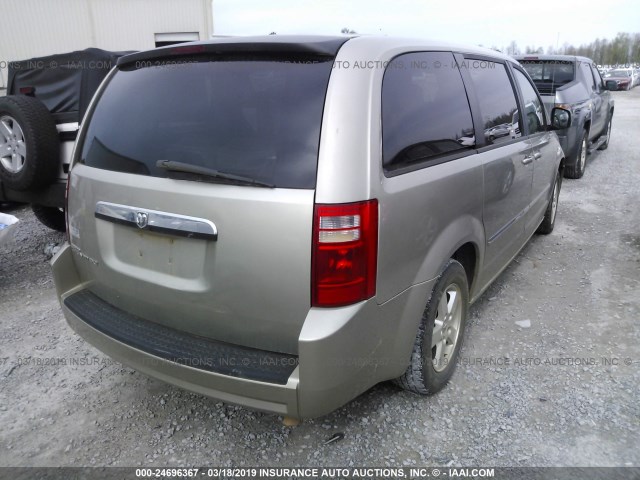 2D8HN54P58R147202 - 2008 DODGE GRAND CARAVAN SXT BEIGE photo 4