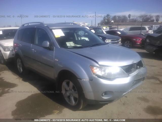 JA4MT41X67U013375 - 2007 MITSUBISHI OUTLANDER XLS SILVER photo 1