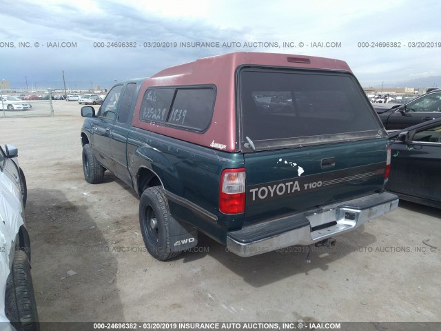 JT4UN24D0V0036774 - 1997 TOYOTA T100 XTRACAB SR5 GREEN photo 3