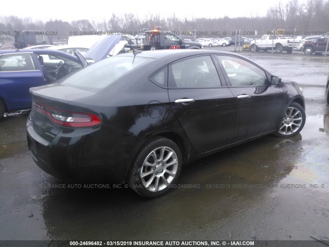 1C3CDFCA0DD159113 - 2013 DODGE DART LIMITED/R/T BLACK photo 4