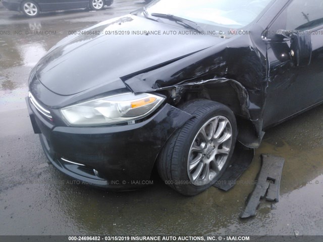 1C3CDFCA0DD159113 - 2013 DODGE DART LIMITED/R/T BLACK photo 6