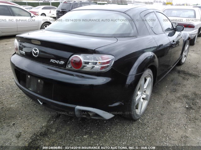 JM1FE17N840130133 - 2004 MAZDA RX8 BLACK photo 4