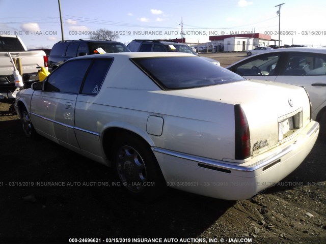 1G6ET129XWU612919 - 1998 CADILLAC ELDORADO TOURING WHITE photo 3