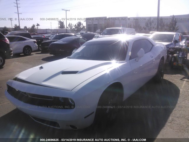 2C3CDZAG8HH618504 - 2017 DODGE CHALLENGER SXT WHITE photo 2