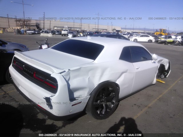 2C3CDZAG8HH618504 - 2017 DODGE CHALLENGER SXT WHITE photo 4