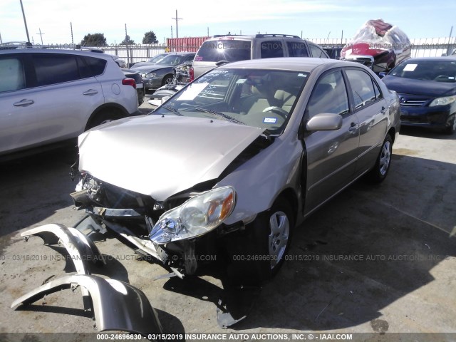 1NXBR32E78Z008864 - 2008 TOYOTA COROLLA CE/LE/S TAN photo 2