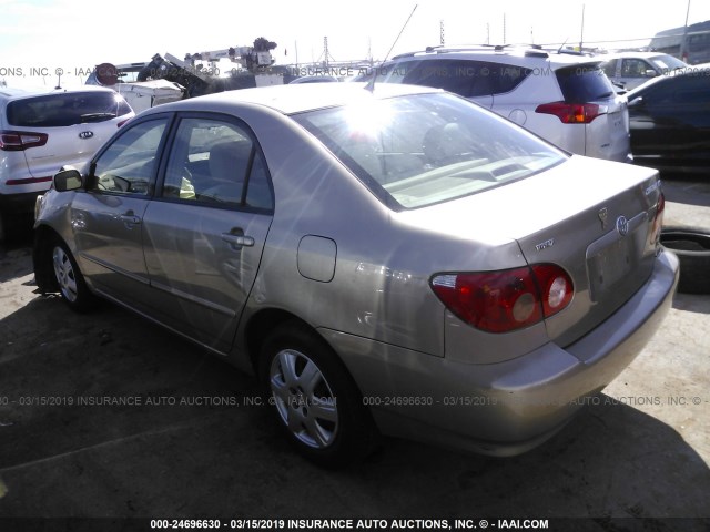 1NXBR32E78Z008864 - 2008 TOYOTA COROLLA CE/LE/S TAN photo 3