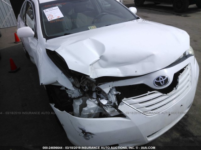 4T1BE46K49U823896 - 2009 TOYOTA CAMRY SE/LE/XLE WHITE photo 6