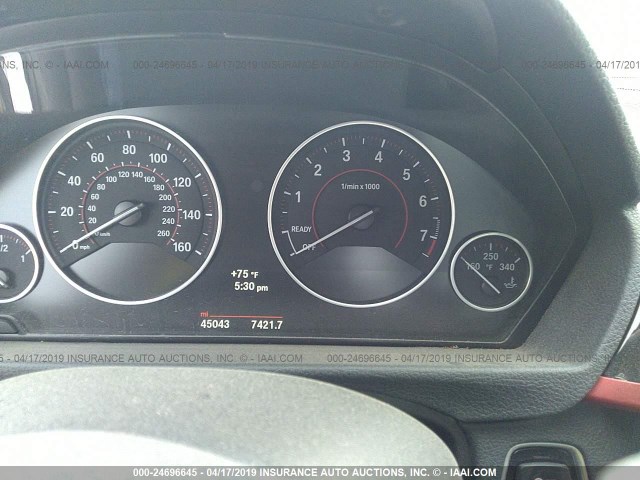 WBA3N5C51EF717379 - 2014 BMW 428 XI GRAY photo 7