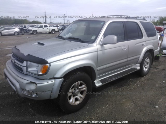 JT3GN86R510183342 - 2001 TOYOTA 4RUNNER SR5 SILVER photo 2