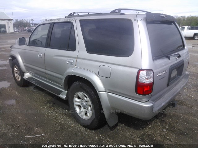 JT3GN86R510183342 - 2001 TOYOTA 4RUNNER SR5 SILVER photo 3