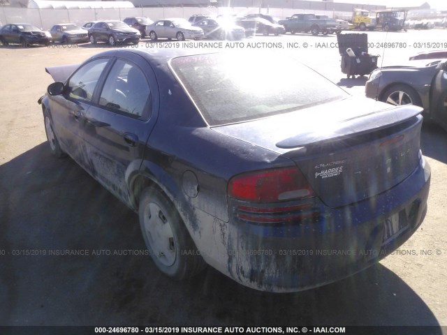 1B3AL46T26N253676 - 2006 DODGE STRATUS SXT BLUE photo 3