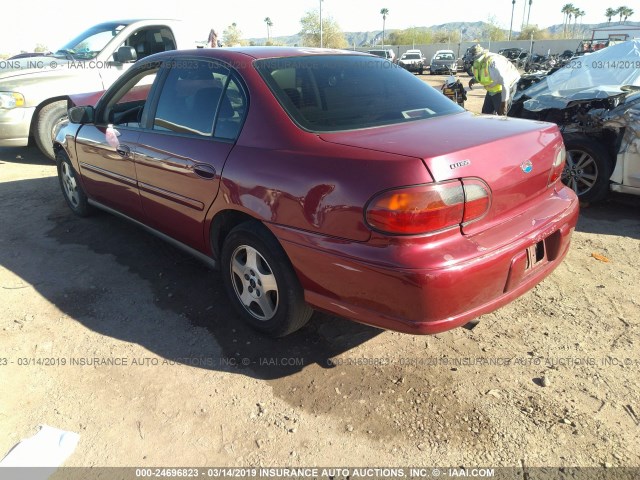 1G1ND52F84M702938 - 2004 CHEVROLET CLASSIC RED photo 3