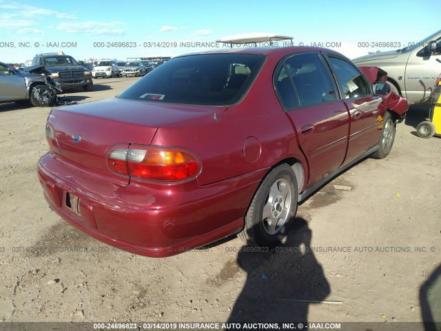 1G1ND52F84M702938 - 2004 CHEVROLET CLASSIC RED photo 4