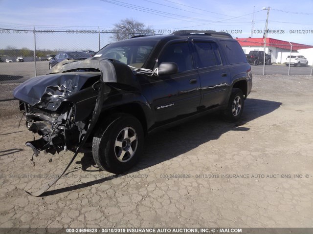 1GNES16S036190454 - 2003 CHEVROLET TRAILBLAZER EXT BLACK photo 2