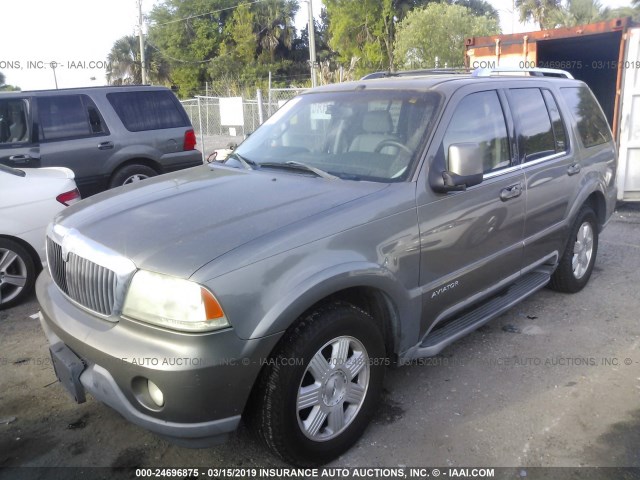 5LMEU88H54ZJ42163 - 2004 LINCOLN AVIATOR 米色 照片 2